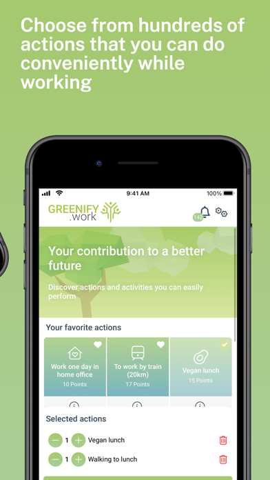 Greenify.work Screenshot