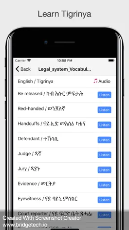Game screenshot Learn Tigrinya language apk