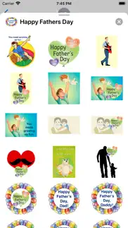 happy father's day stickers - iphone screenshot 4