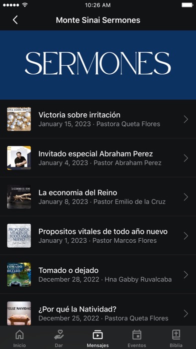Iglesia Monte Sinai Screenshot