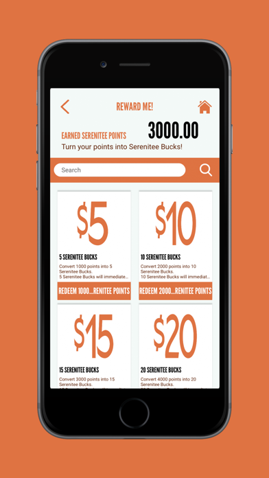 Serenitee Rewards Screenshot