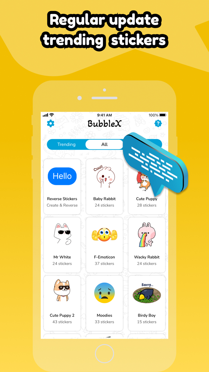 BubbleX - Text Stickers Maker