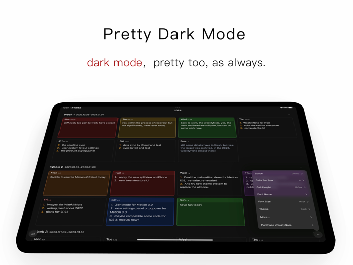 WeeklyNote Fast Daily Note