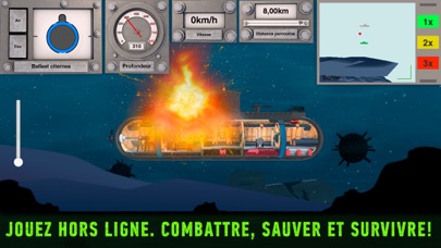 Screenshot #1 pour Nuclear Submarine inc Arcade