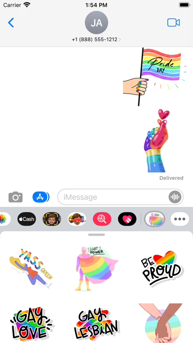 Screenshot #1 pour LGBT Power Stickers
