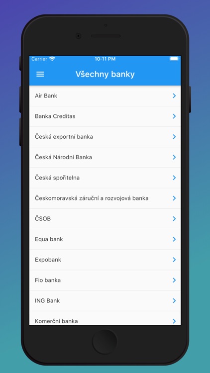 Kurzovní lístky českých bank screenshot-3