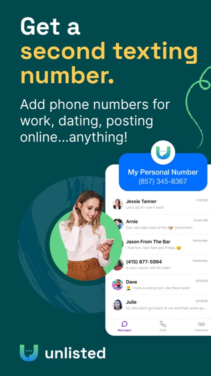 Second Texting Number:Unlisted screenshot-9