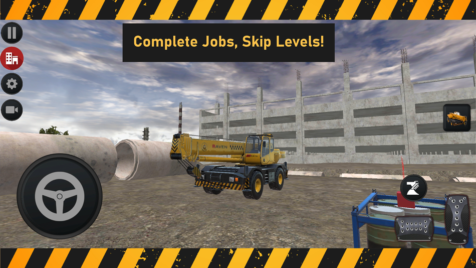 #2. Heavy Crane Simulator (iOS) 由: ibrahim kacar