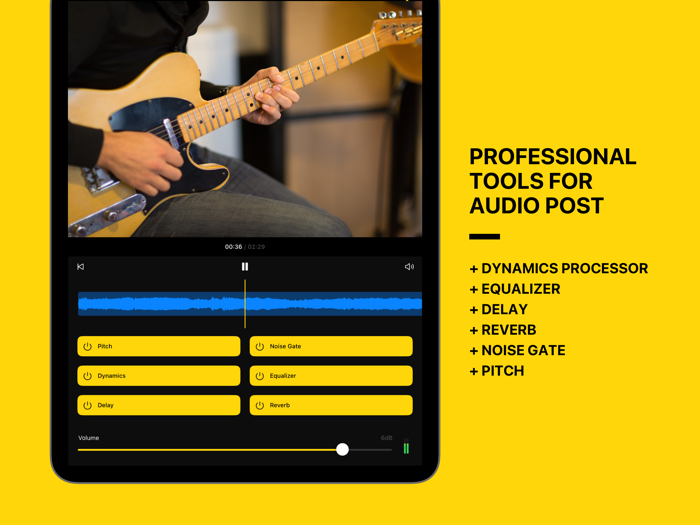 ProREC Camera and Audio Editor