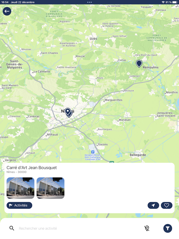 Nîmes CITYPASS iPad screenshot 5 - Travel app