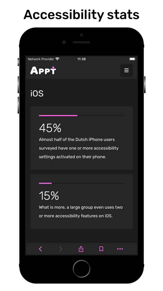 #1. Appt - App accessibility (iOS) 由: Stichting Appt