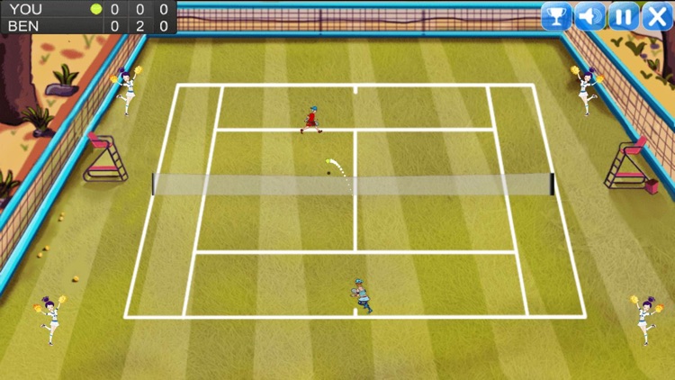 Finger Tennis Sports Game screenshot-4