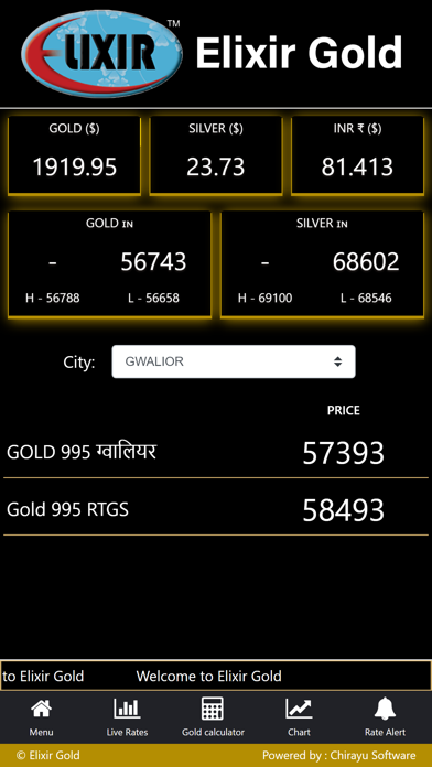 Elixir Gold Live Screenshot