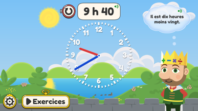 Screenshot #1 pour Roi des Maths : Lire l'heure
