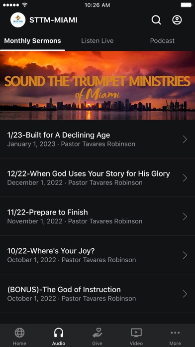 Sound The Trumpet Ministries Screenshot