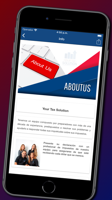 Your Tax Solution Screenshot