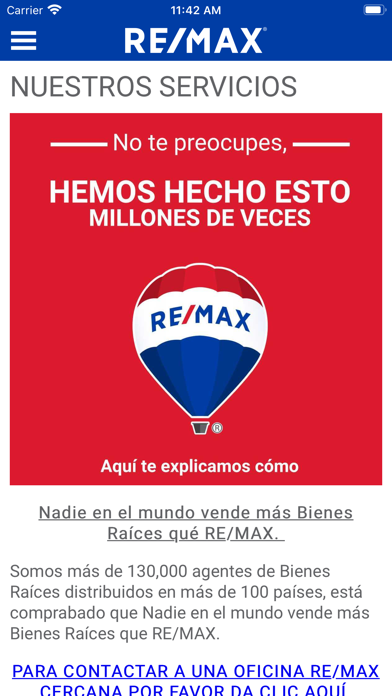RE/MAX México Screenshot 3 - AppWisp.com RE/MAX México Screenshot 3 - AppWisp.com