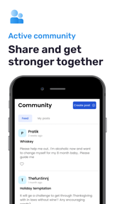 Healify:Drinking cessation app screenshot