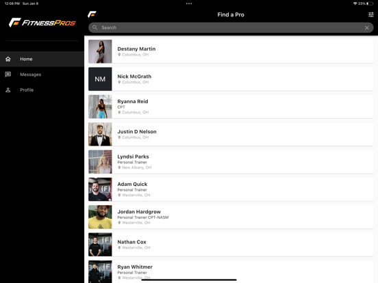 FitnessPros iPad screenshot 6 - Health & Fitness app
