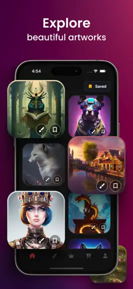 Game screenshot Idealize : AI Art Generator apk