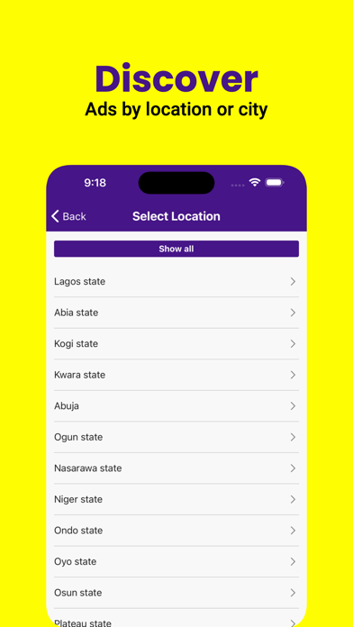 Bayasela Nigeria: Buy & Sell Screenshot