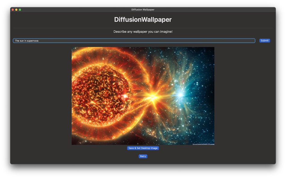 #3. Diffusion Wallpaper (macOS) 由: Matthew Meyer