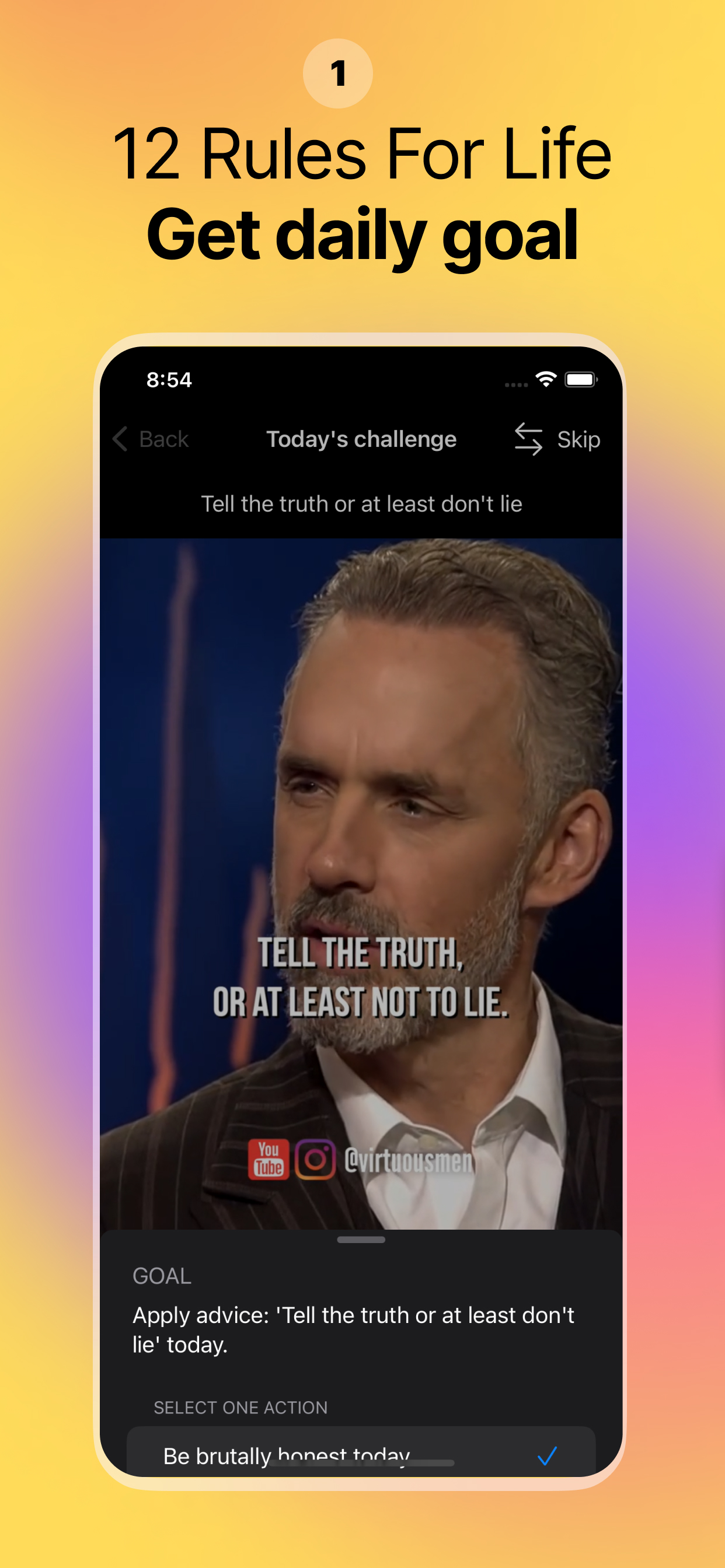 JP: 12 Rules For Life Widget