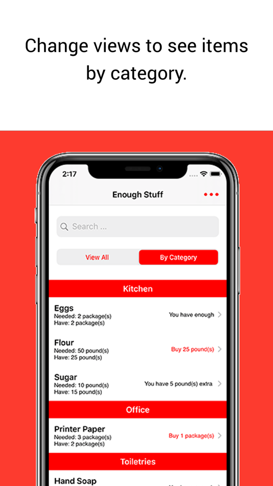 #4. Enough Stuff (iOS) 由: Forrest Anderson