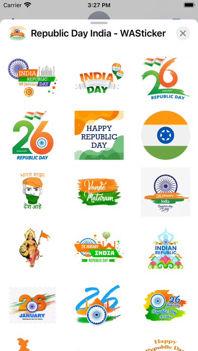 Republic Day India - WASticker Screenshot