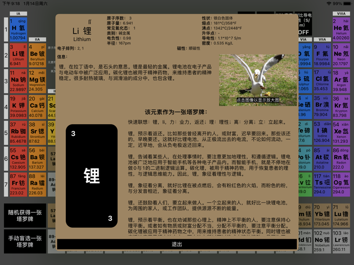 塔罗牌化学元素周期表HD