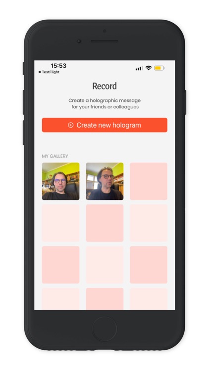 Holographic Greeting