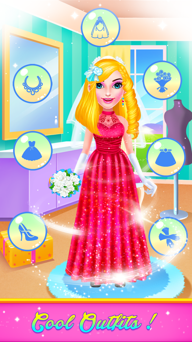 Princess at Wedding Hair Salon Screenshot