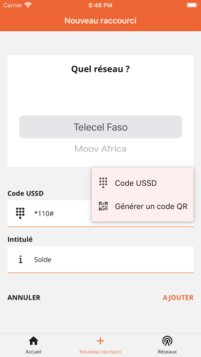 EfacUSSD Screenshot