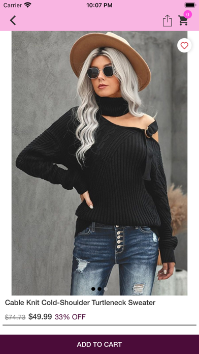 Chez Chicque Boutique Screenshot
