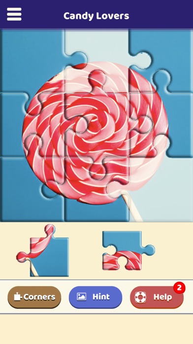 Screenshot #1 pour Candy Lovers Puzzle