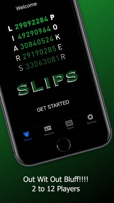 Liars Poker SLIPS Screenshot