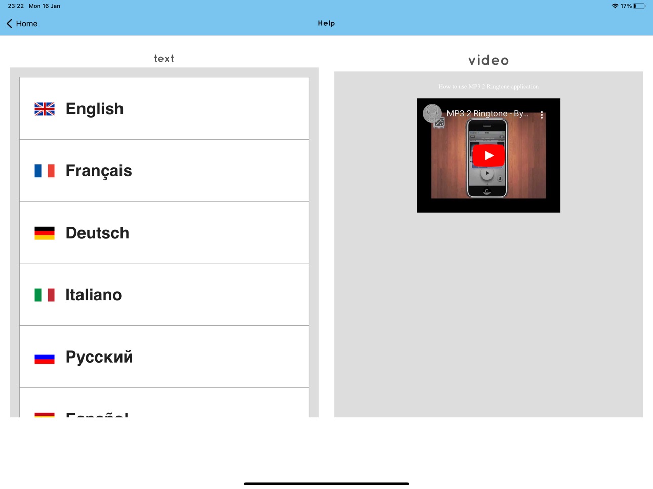 iPad screenshot