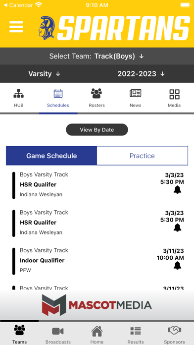 Homestead Spartan Athletics Screenshot