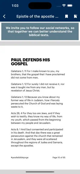 Game screenshot Parallel Bible Books hack