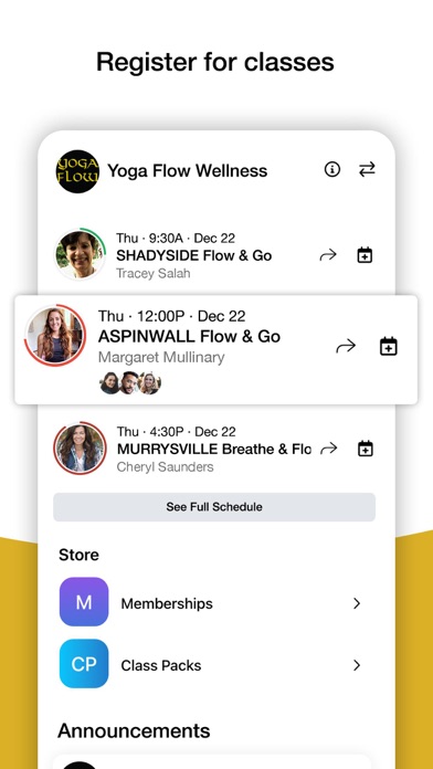 Yoga Flow Wellness Screenshot