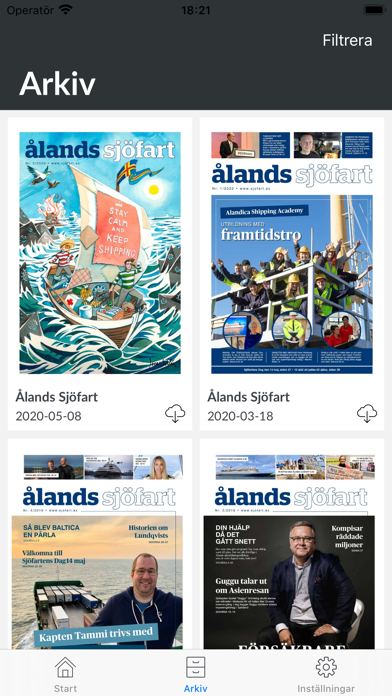 Ålands Sjöfart Screenshot