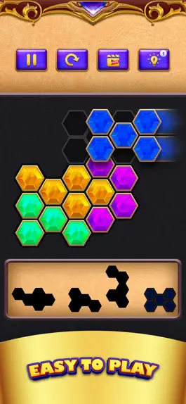 Game screenshot Hexa Block Puzzle Golden Touch apk