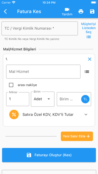 e fatura : Faturam Sektörel Screenshot