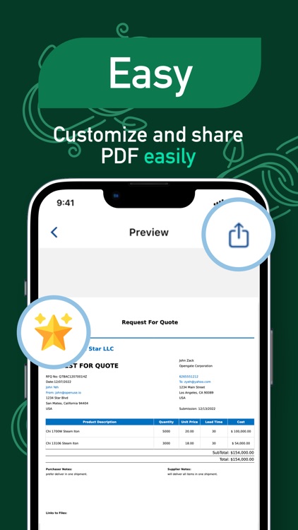 Open RFQ screenshot-4