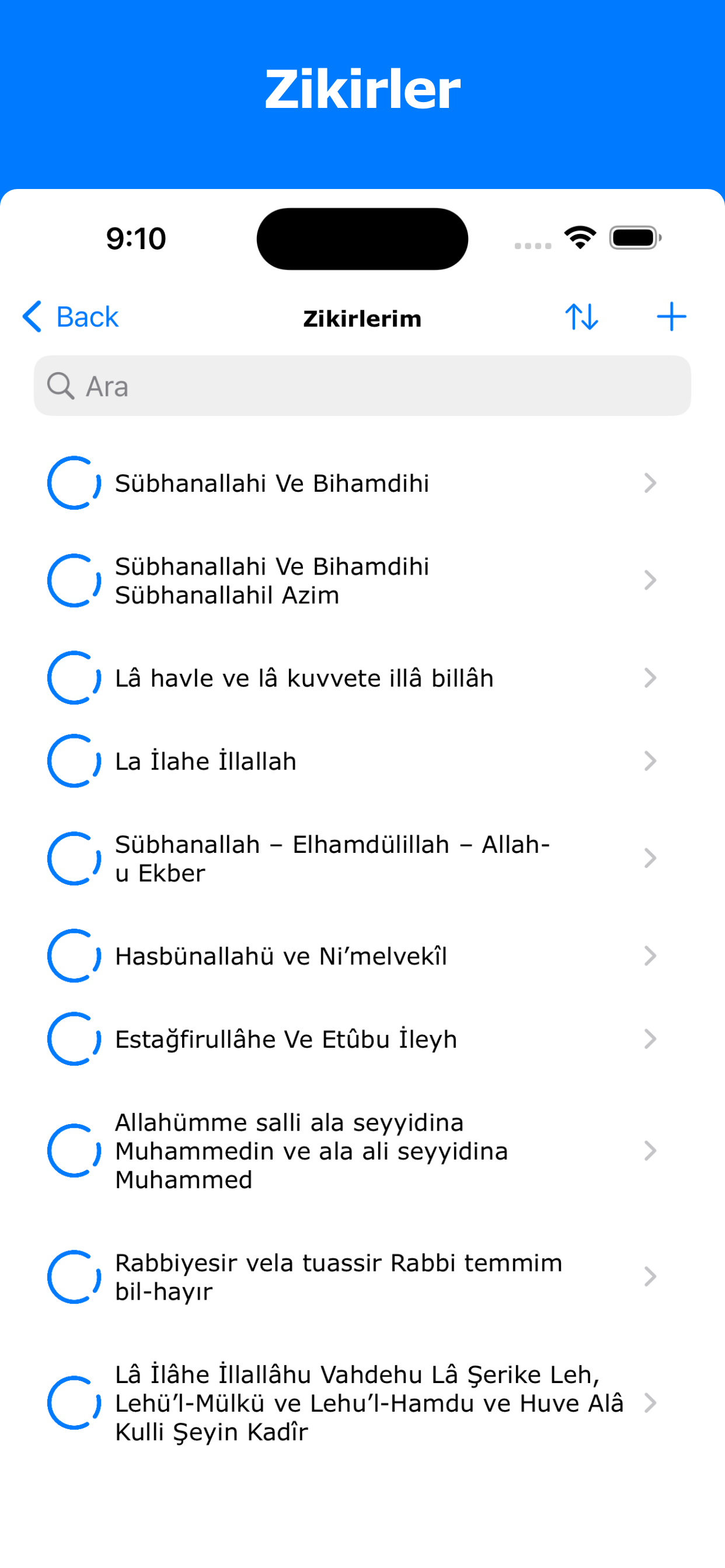 Cuspart: Huzur App