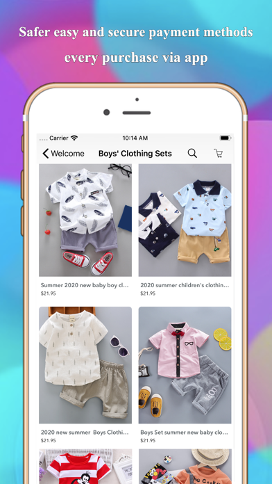 Kids Fashion Stores Online Screenshot