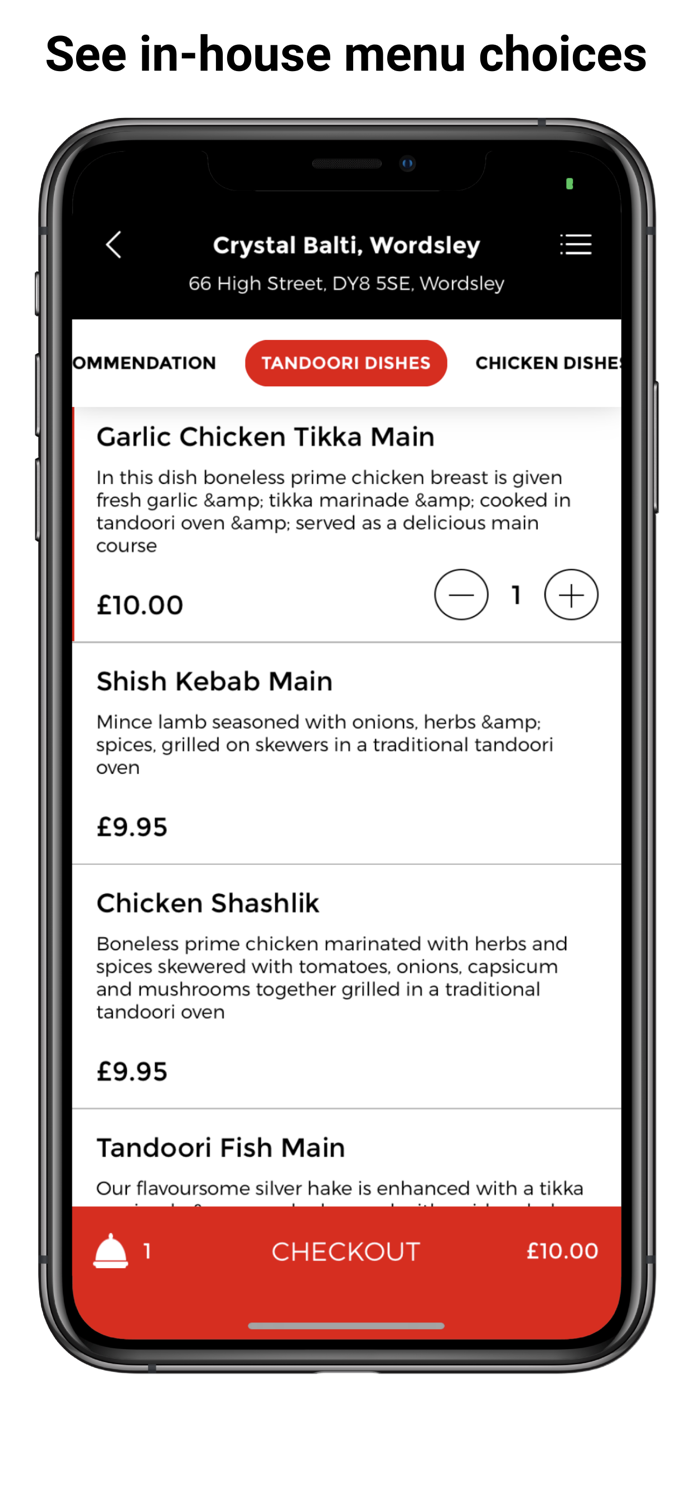 Crystal Balti Wordsley App