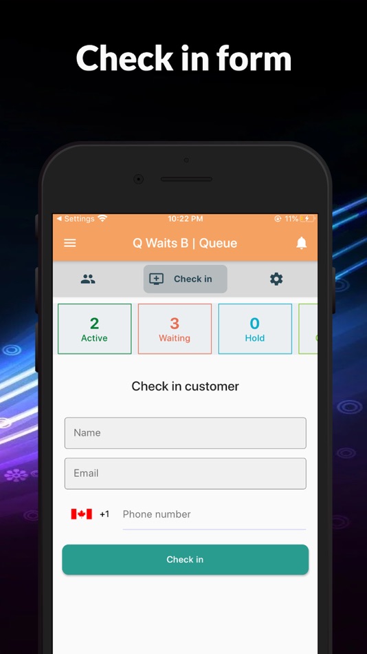 #8. Q Waits B: virtual queue mgmt (iOS) 由: Boolean Array