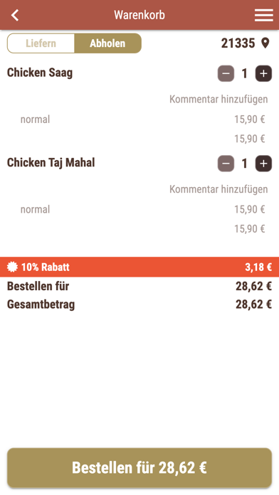 Taj Mahal Lüneburg Screenshot