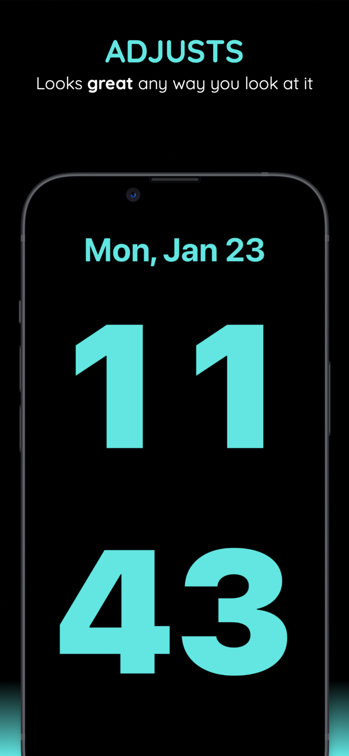 Bed Time  Large Clock